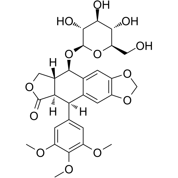 Podophyllotoxin glucoside 16481-54-2